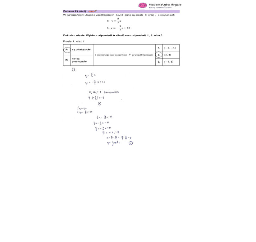 Matura 2023, matematyka, nowa formuła