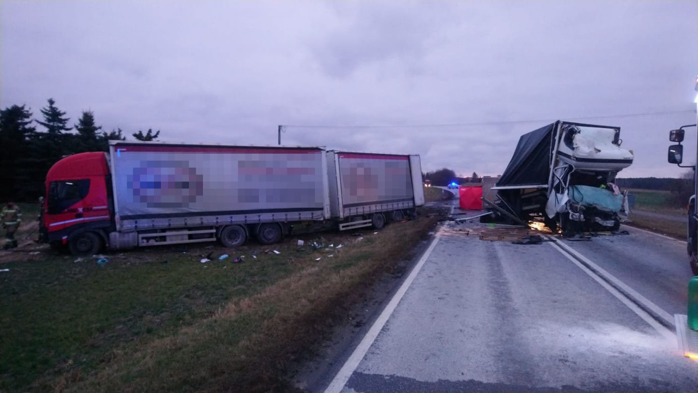Koszmarny wypadek w Gościeradzu koło Bydgoszczy. Nie żyje 24-latek