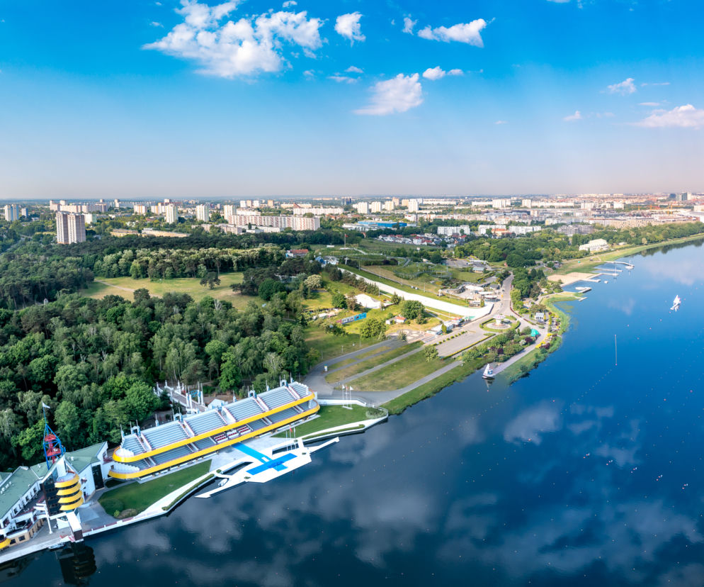 Malta z lotu ptaka / jezioro Maltańskie (Poznań)