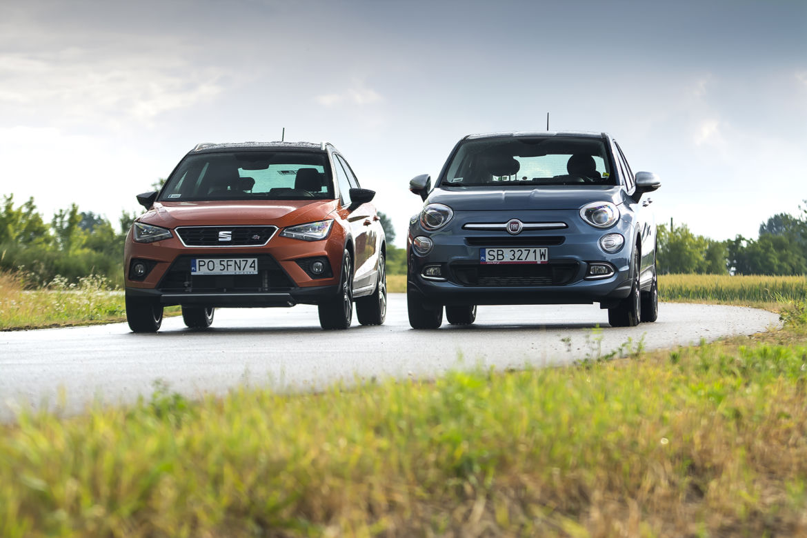 Fiat 500X Mirror 1.4 MultiAir 140 KM vs. Seat Arona 1.5 TSI 150 KM FR