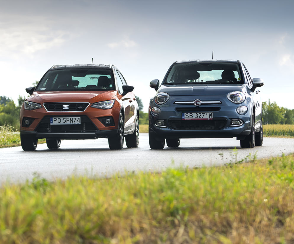 Fiat 500X Mirror 1.4 MultiAir 140 KM vs. Seat Arona 1.5 TSI 150 KM FR