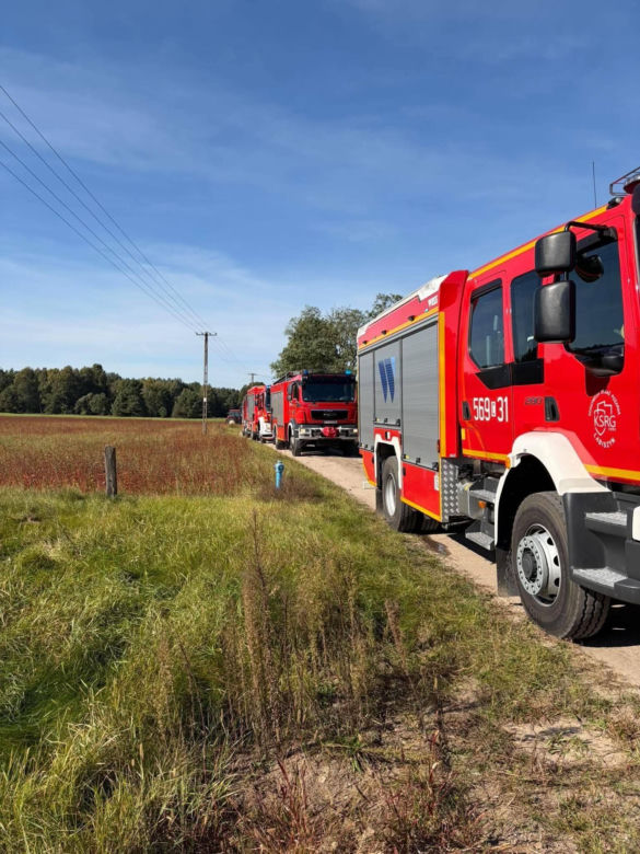 Tragedia pod Żninem. Mężczyzna nie żyje, dom stanął w ogniu! [ZDJĘCIA]