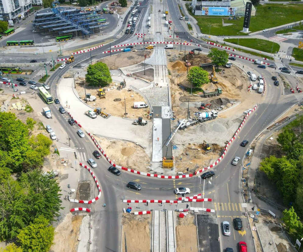 Trwa remont Ronda Rataje - jakie zmiany od 22.06?