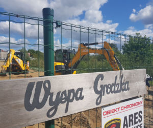 Koparki na Wyspie Grodzkiej