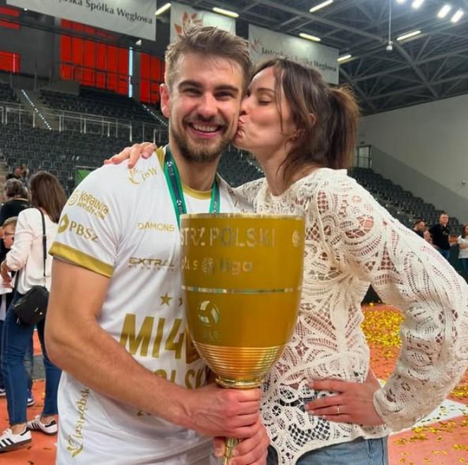 Jakub Popiwczak i jego żona Magda