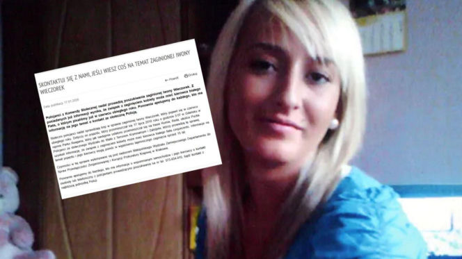 Przełom w sprawie zaginięcia Iwony Wieczorek? Policja wydała nowy komunikat!