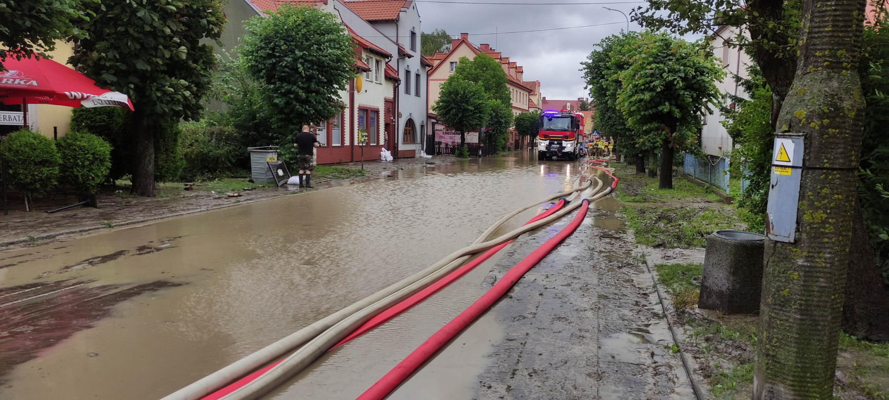 Elbląg i Tolkmicko walczą z żywiołem z wodą