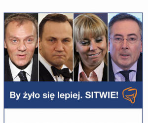 Plakat PiS sitwa