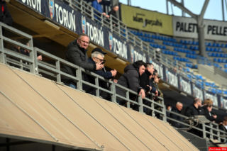 PRES Grupa Deweloperska Toruń - Bayersystem GKM Grudziądz, zdjęcia kibiców i zawodników ze sparingu przed startem PGE Ekstraligi