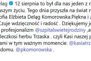 Ukochana Pawła Deląga urodziła! Dziewczynka dostała piękne imię