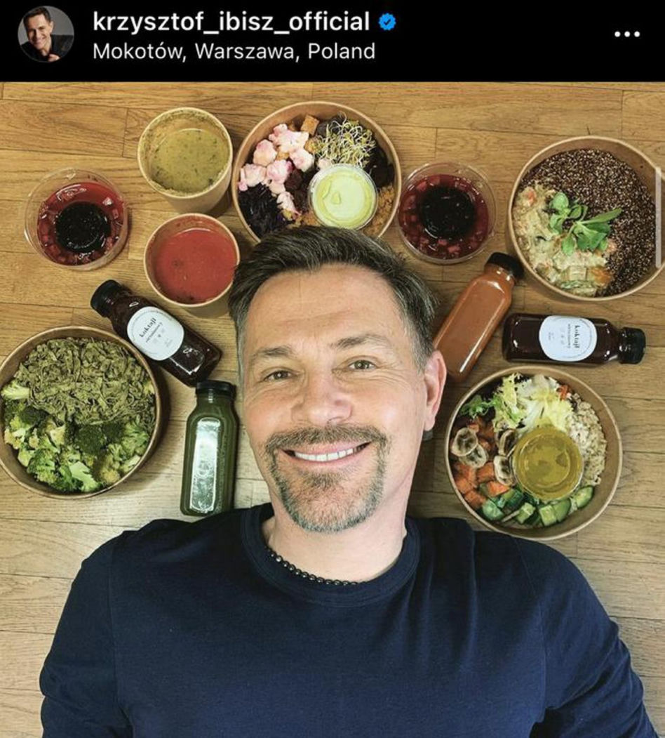 Krzysztof Ibisz potajemnie objada się fast foodami
