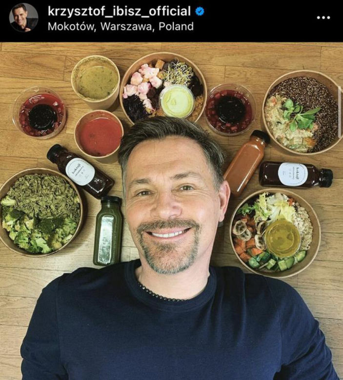 Krzysztof Ibisz potajemnie objada się fast foodami
