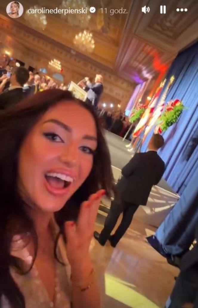 Caroline Derpieński i spotkanie z Trumpem