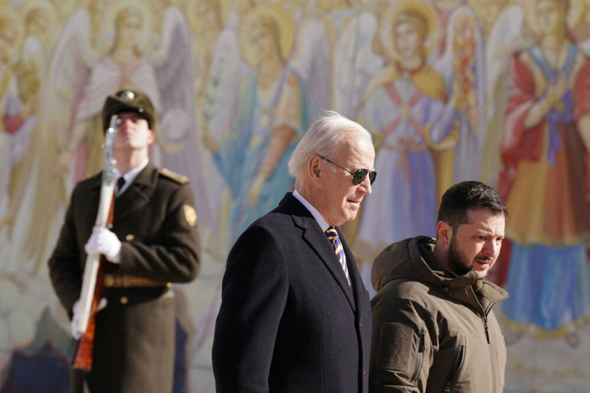 Prezydent Biden spotkał się w Kijowie z prezydentem Zełenskim