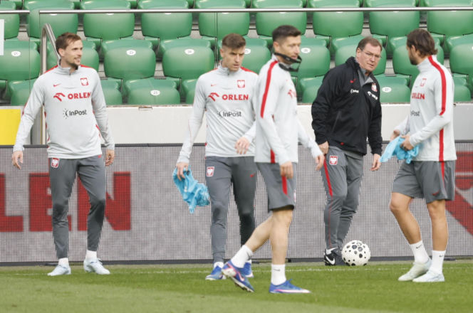 Trening reprezentacji Polski w Warszawie