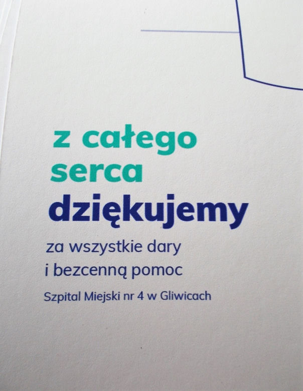 Wzruszający gest lekarzy z Gliwic! Tak podziękowali swoim darczyńcom [ZDJĘCIA]