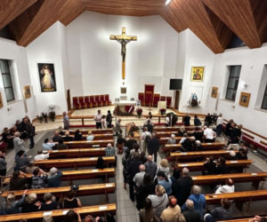 Mieszkańcy Lęborka żegnają księdza, który utonął w Darłówku
