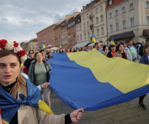 Ogromna manifestacja wdzięczności Ukraińców. „Przyjaciele, dziękujemy”