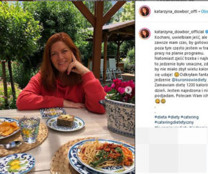 Katarzyna Dowbor na diecie