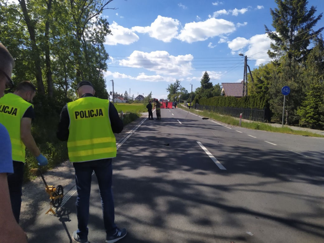 Tragedia w Napolu koło Kowalewa Pomorskiego. Nie żyje motorowerzysta