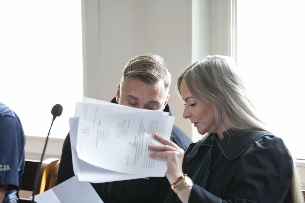 Łukasz Żak w sądzie (17.06.2025)