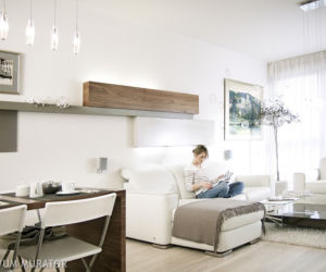 Biały salon