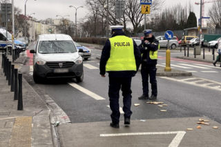 Przeleciała nad autem i uderzyła w krawężnik. Wszędzie krew i... kromki chleba! [GALERIA]