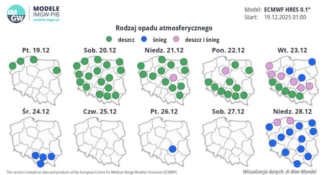 Opady na święta BN 2025