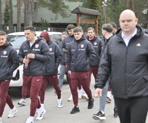 Polska - Albania. Reprezentacja Polski na spacerze