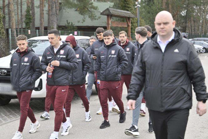 Polska - Albania. Reprezentacja Polski na spacerze