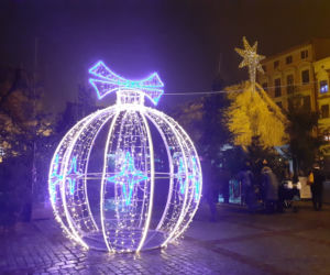Świąteczne akcenty na toruńskiej starówce