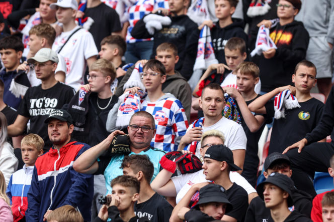 Górnik Zabrze - Lech Poznań: Zdjęcia kibiców i zawodników z meczu 8. kolejki PKO BP Ekstraklasy