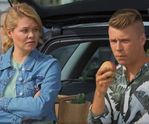 Barwy szczęścia, odc. 2538: Sławka (Ewelina Serafin), Patryk (Konrad Skolimowski)