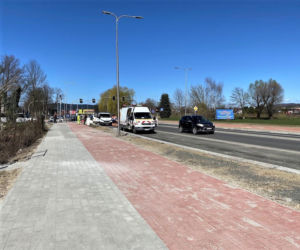 Kończy się remont ulicy Kilińskiego.  Na miejscu trwają prace wykończeniowe i porządkowe