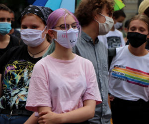 Demonstracja Nie damy się zastraszyć w Toruniu