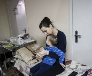 Tak żyją teraz dzieci na oddziale onkologicznym w Kijowie. Te zdjęcia łamią serca