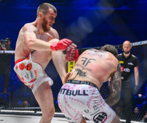 XTB KSW 121. Potężny cios w krocze, trybuny zamarły!