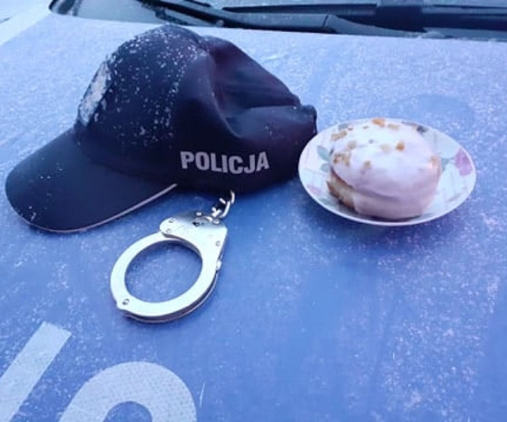 Akcja policjantów z Jarocina - nie jedz pączków za kierownicą 