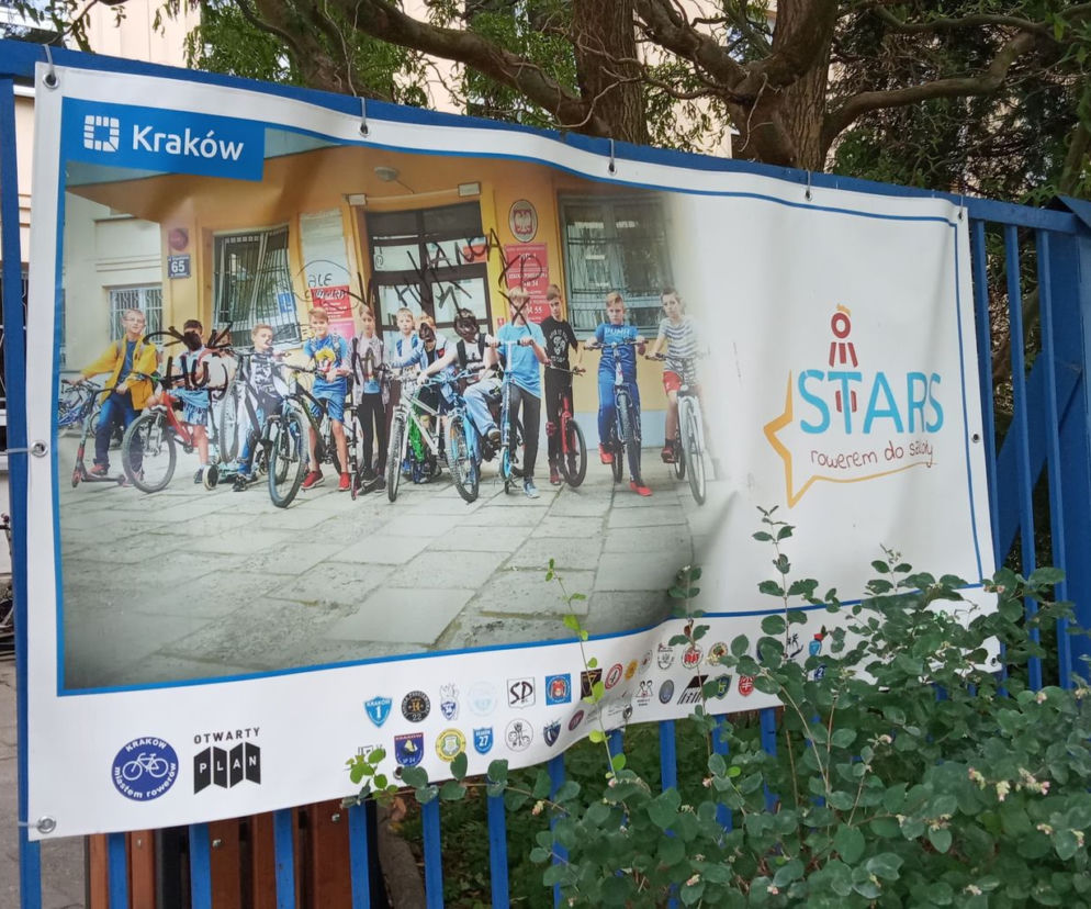 Baner na szkole