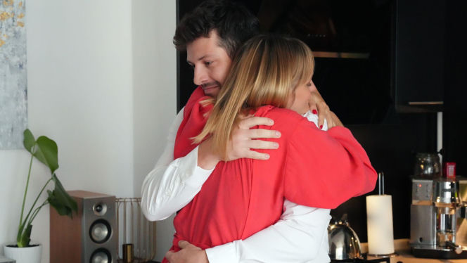 Barwy szczęścia, odc. 3286. Justin (Jasper Sołtysiewicz), Ola (Michalina Robakiewicz)