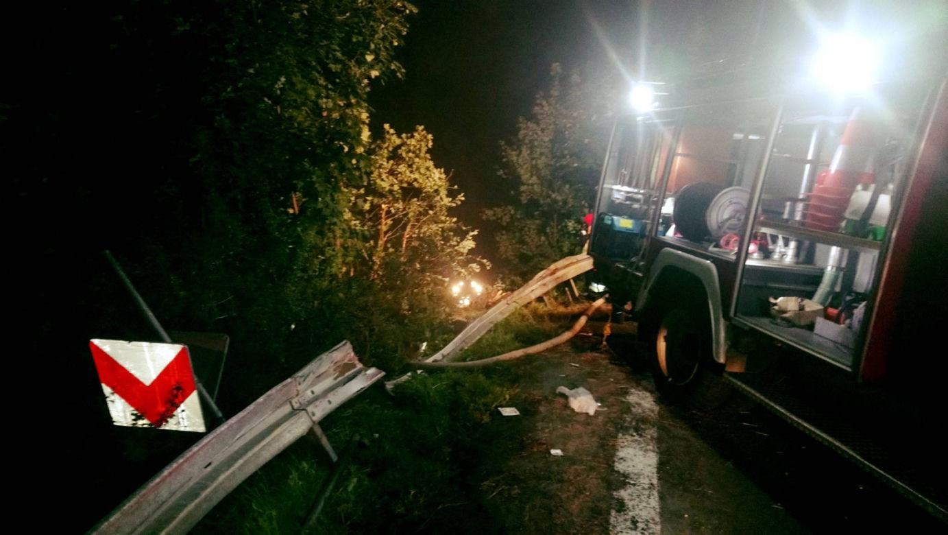 Tragiczny wypadek ukraińskiego autobusu w Leszczawie Dolnej