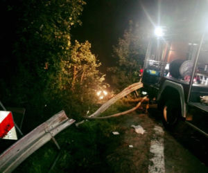 Tragiczny wypadek ukraińskiego autobusu w Leszczawie Dolnej