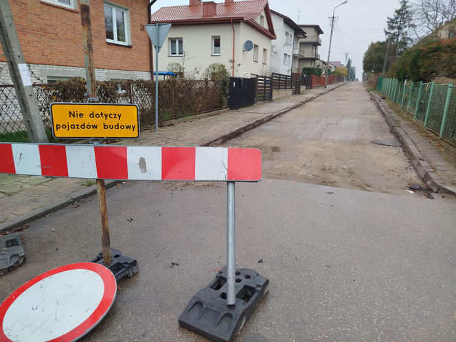 Ulica Mazowiecka w Siedlcach jest remontowana na dwóch odcinkach