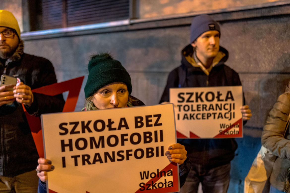 Taniec dla edukacji. Tak żegnano w Krakowie Barbarę Nowak