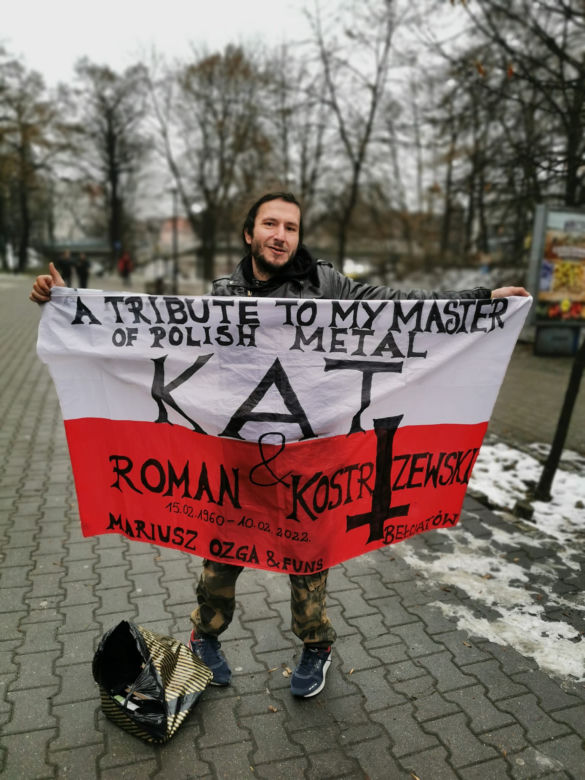 Przyjaciele i fani Romana Kostrzewskiego odsłonili tablicę pamiątkową w Bytomiu