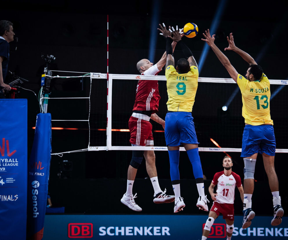 Siatkówka, Bartosz Kurek, Liga Narodów, Polska - Brazylia