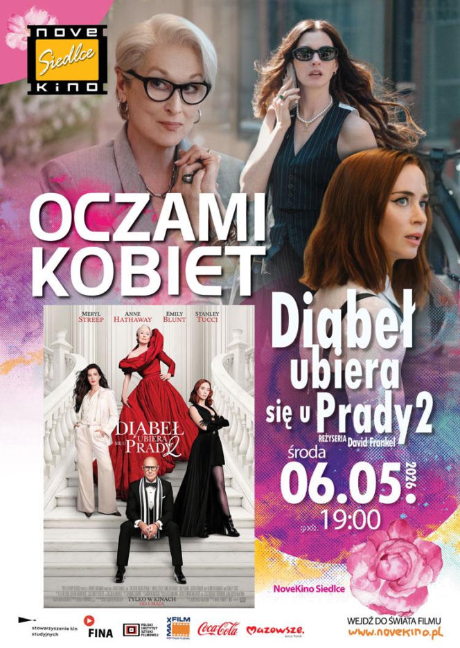 NoveKino Siedlce zaprasza na film „Diabeł ubiera się u Prady 2”
