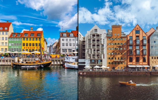 Kopenhaga i Gdańsk