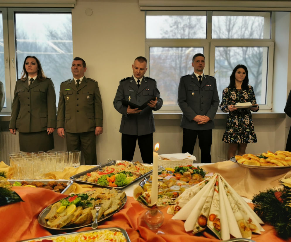Białystok. Spotkanie wigilijne policjantów