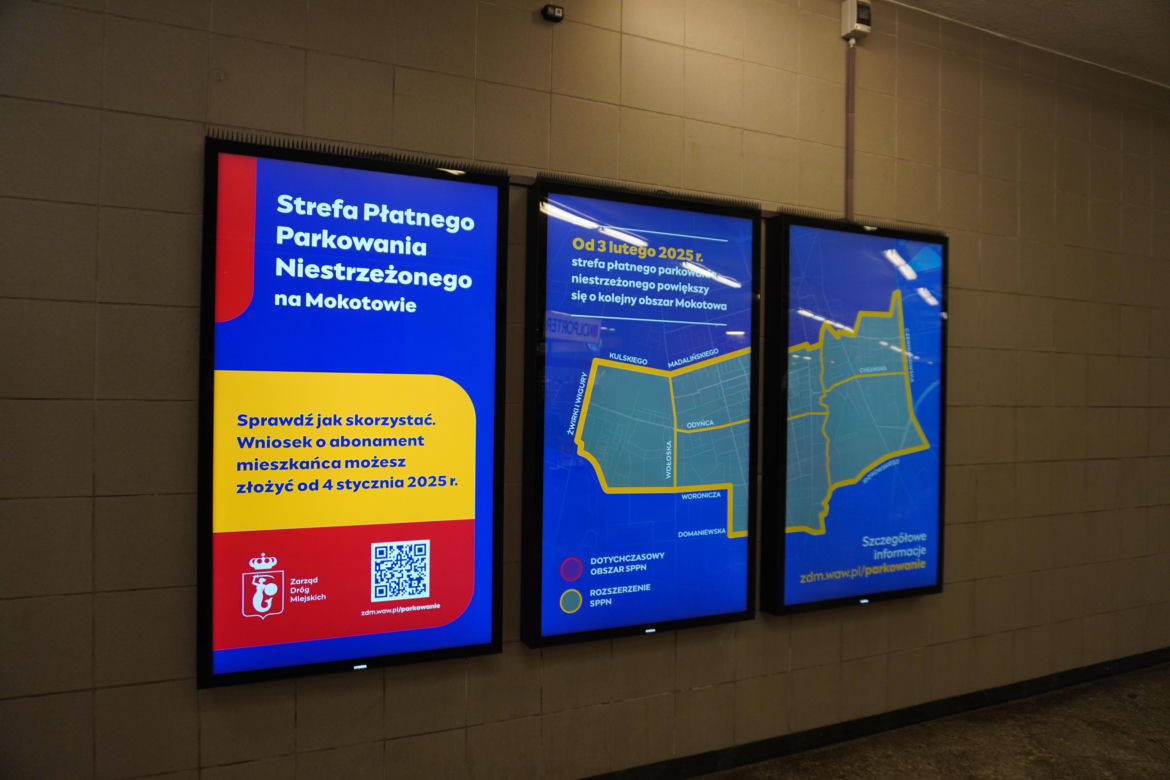 Strefa Płatnego Parkowania rozszserzona o nowy obszar Mokotowa 